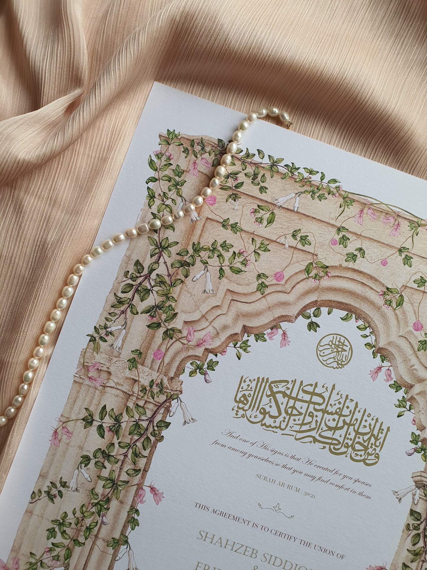 In Bloom - Nikah Certificate