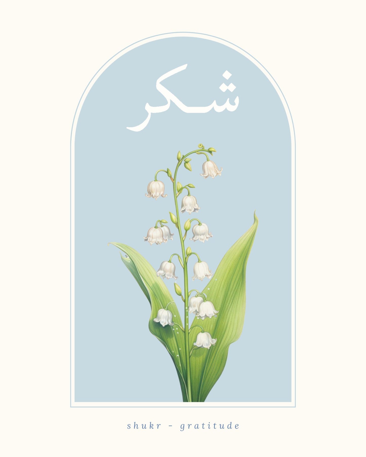 Minimalist Sabr + Shukr Islamic Art Print Set