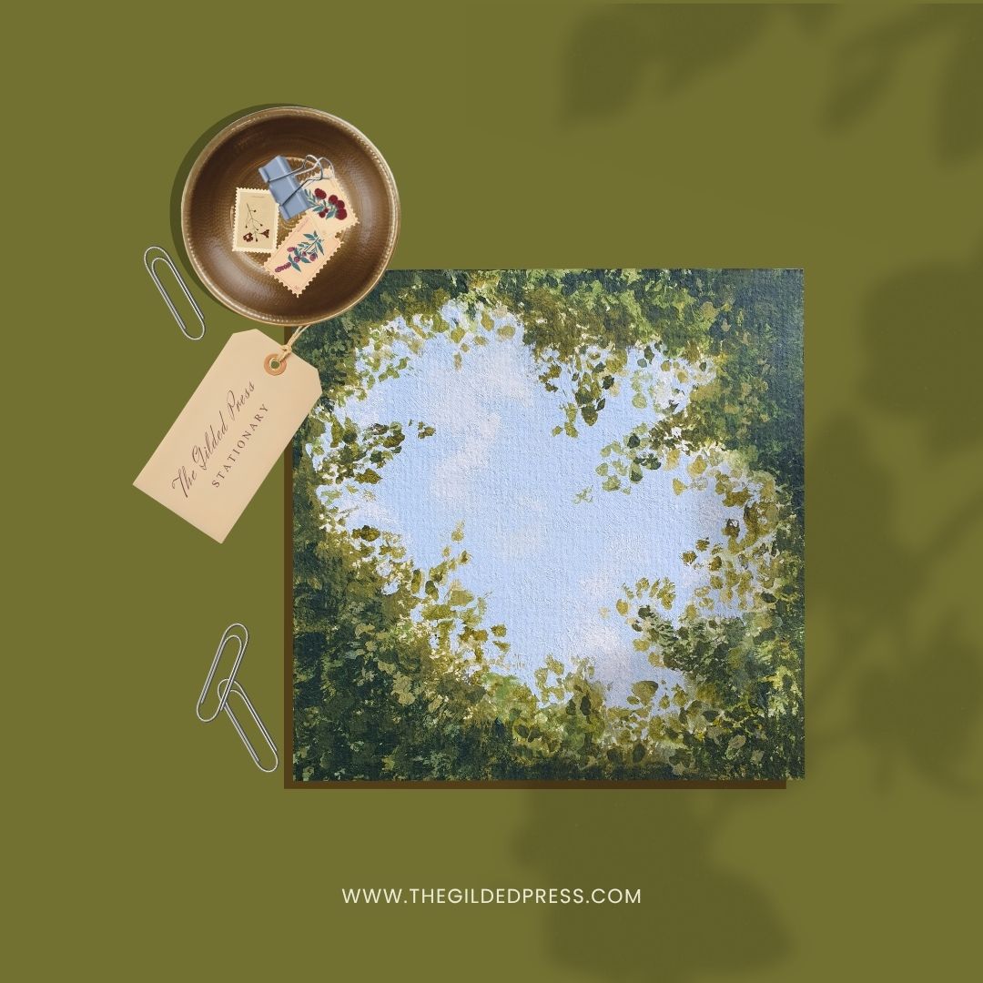 Blue Skies Note Card (Set of 4)