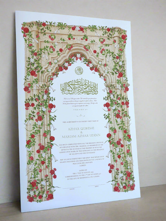 Scarlet Bloom - Nikah Certificate