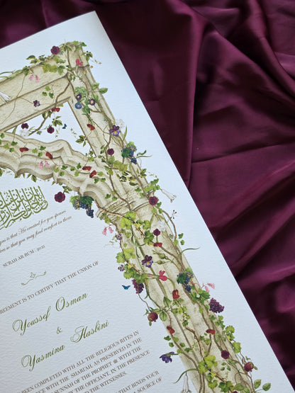 Fruits of Jannah - Nikah Certificate