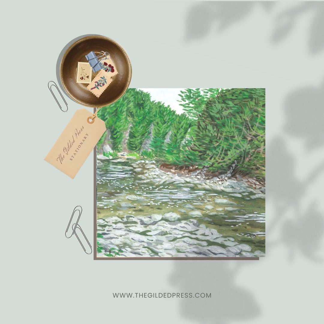 Elora Gorge Illustration Note Card (Set of 4)