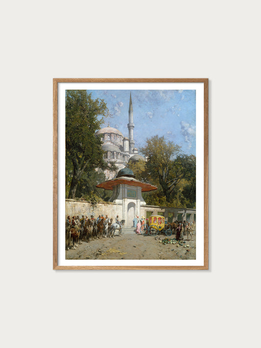 Yeni Valide Mosque Art Print