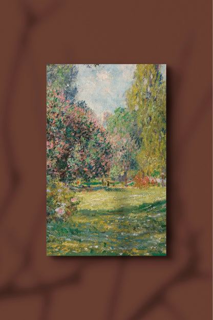 Monet Painting Note Card - The Parc Monceau (Set of 4)