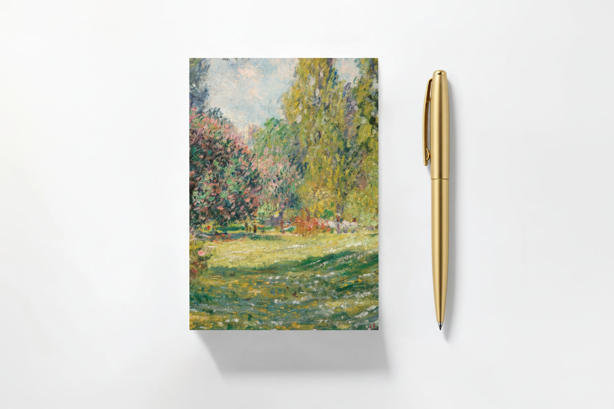 Monet Painting Note Card - The Parc Monceau (Set of 4)