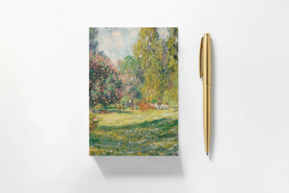 Monet Painting Note Card - The Parc Monceau (Set of 4)